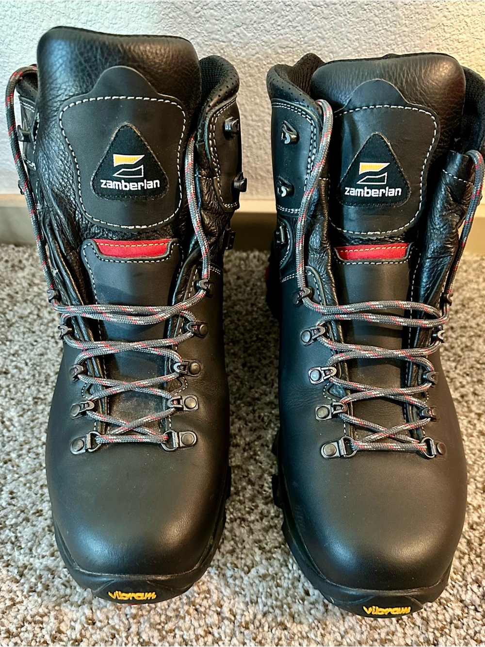 Zamberlan Men's Dark Brown Vios GTX Leather Hiking Boots Size 13